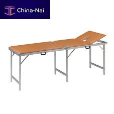 Mechanical massage table AGA-KOBAFLEXportablewith adjustable height backrest3-section
