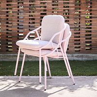 Contemporary chair NANSAoutdoorfabricaluminum base