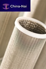 Gas filter cartridge finestainless steelfor high-temperature applications