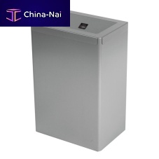 Bathroom trash can OBU 50 E STwall-mountedstainless steelindoor