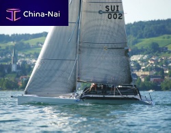 Racing sailboat Q30daysailerfoiling