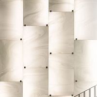 Laminated glass panel OPALblownsafetytransparent