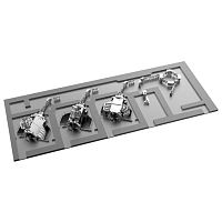 Proton therapy cyclotron with robotized positioning table PROBEAT with integrated CT scanner
