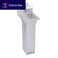 Stainless steel kitchen sink cabinet EHS-14-PEDXwith legscommercial