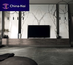 Porcelain stoneware decorative panel Marblefor partition wallwalltextured