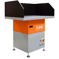 Suction welding table with filter