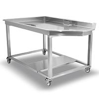 Sorting table for the food industry