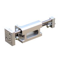 Pneumatic linear unit Type 37Bprecisionguidedadjustable