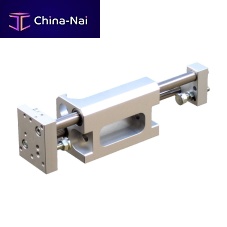 Pneumatic linear unit Type 37Bprecisionguidedadjustable