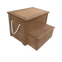Teak step STEP Storage Chest