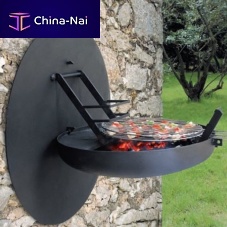 Charcoal barbecue SIGMAFOCUSwood-burningwall-mountedsteel