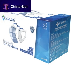 EN14683 surgical mask 33001latex-freeadultbox of 50