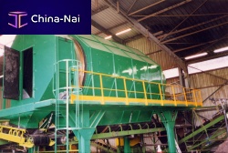 Recycling sorting system for wasterotary