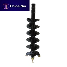 Hydraulic auger helical