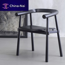Contemporary chair ALTAY indoorleatherbeech base