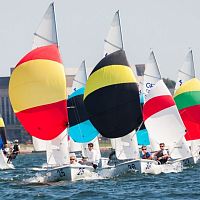 Single-handed sailing dinghy C420double-handedregatta420