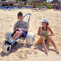 Manual wheelchair Hippocampeoutdoorall-terrainbeach