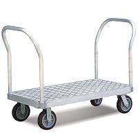 Transport cart BF3060 seriesaluminumplatformwith swivel casters