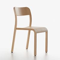 Contemporary chair BLOCCOindoorashlacquered wood