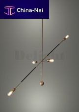 Hanging light fixture MIMOSALEDlinearcommercial