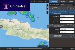 Monitoring software PulseRadmeteorologicalair traffic managementfor airplane