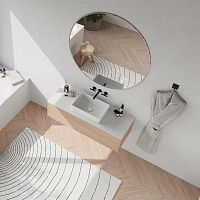 Countertop washbasin Neo QSolid Surfacewithout holewithout overflow