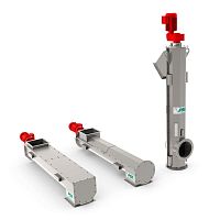 Shaftless screw conveyor spiralhorizontaltransport
