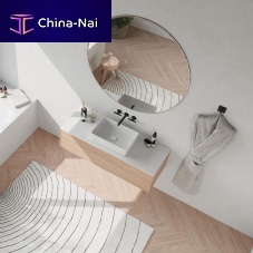 Countertop washbasin Neo QSolid Surfacewithout holewithout overflow