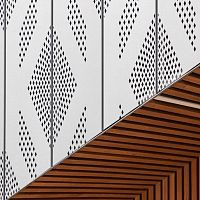 Zinc cladding Special perforated designspanelverticaltextured