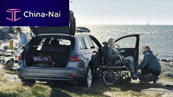 Outdoor transfer chair Carony® seriesfoldingwith legrest