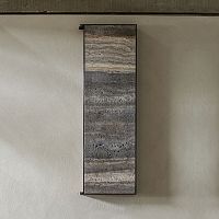 Wall-mounted bathroom mirror SIX80contemporaryrectangularstainless steel