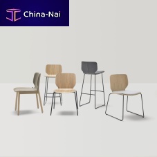 Contemporary chair NIMindoorsteelleather