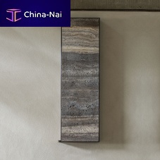 Wall-mounted bathroom mirror SIX80contemporaryrectangularstainless steel