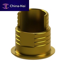 Titanium implant abutment IND3UCS41/TiAexternal hexagonstraightTi-base