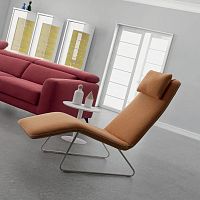 Contemporary chaise longue SILENZIOfabricsteelcommercial