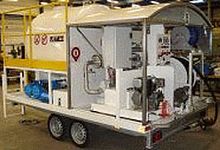 Towed fuel cart for airport