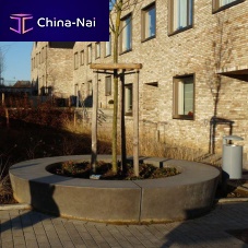 Concrete tree guard CIRCULARwith integrated public bench