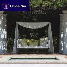 Traditional daybed AMALFI stainless steel basegardencanopy