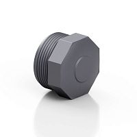 Hexagonal plug RERTAE seriesthreadedPVC-Upipe