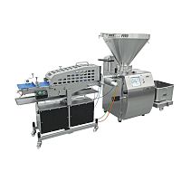 Portioning ground meat production line DMFB92 LINfillingcuttingfor control