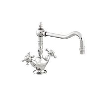 Countertop double-handle mixer tap 035030.000.50metalkitchen1-hole