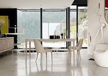 Contemporary chair C-644fabricwooden baseupholstered