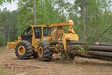Forestry skidder 610Cwith grab