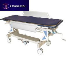 Transfer stretcher trolley BES-HB067manualheight-adjustablewith adjustable backrest