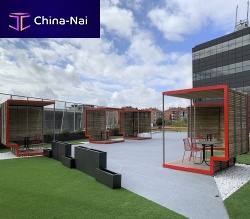 Public space multi-function shelter OASIS1