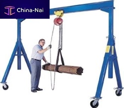 Gantry crane on casters FHS, AHS seriesfor workshops