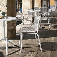 Contemporary chair ZILOoutdoorindoorsteel