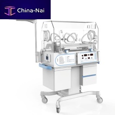 Infant incubator on casters YXK-2000GAwith monitorwith phototherapy lampwith 4 operating windows