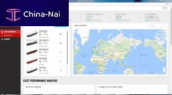 Fleet management software for ships