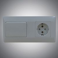 Socket switch JL-FS-KZrocker2-poleIP55